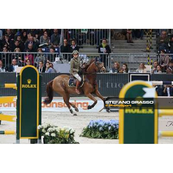 Lucia Vizzini and Loro Piana Quinta Roo Rolex Fei World Cup Jumping Verona Fieracavalli 2012 Verona,11th nov.2012 ph.Stefano Grasso