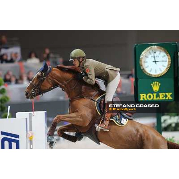 Lucia Vizzini and Loro Piana Quinta Roo Rolex Fei World Cup Jumping Verona Fieracavalli 2012 Verona,11th nov.2012 ph.Stefano Grasso