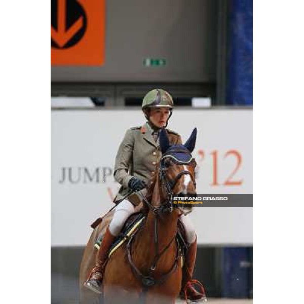 Lucia Vizzini and Loro Piana Quinta Roo Rolex Fei World Cup Jumping Verona Fieracavalli 2012 Verona,11th nov.2012 ph.Stefano Grasso