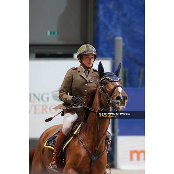 Lucia Vizzini and Loro Piana Quinta Roo Rolex Fei World Cup Jumping Verona Fieracavalli 2012 Verona,11th nov.2012 ph.Stefano Grasso