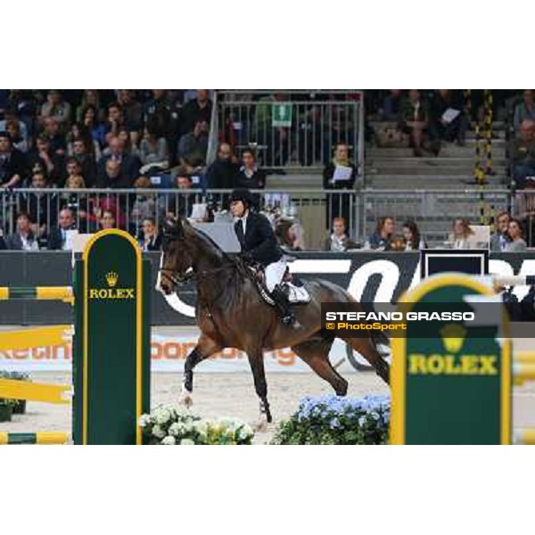 Line Raaholt and Diablo Rolex Fei World Cup Jumping Verona Fieracavalli 2012 Verona,11th nov.2012 ph.Stefano Grasso
