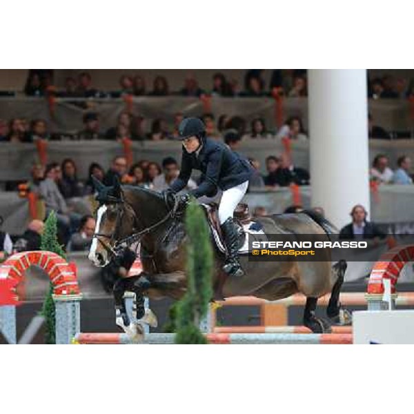 Line Raaholt and Diablo Rolex Fei World Cup Jumping Verona Fieracavalli 2012 Verona,11th nov.2012 ph.Stefano Grasso