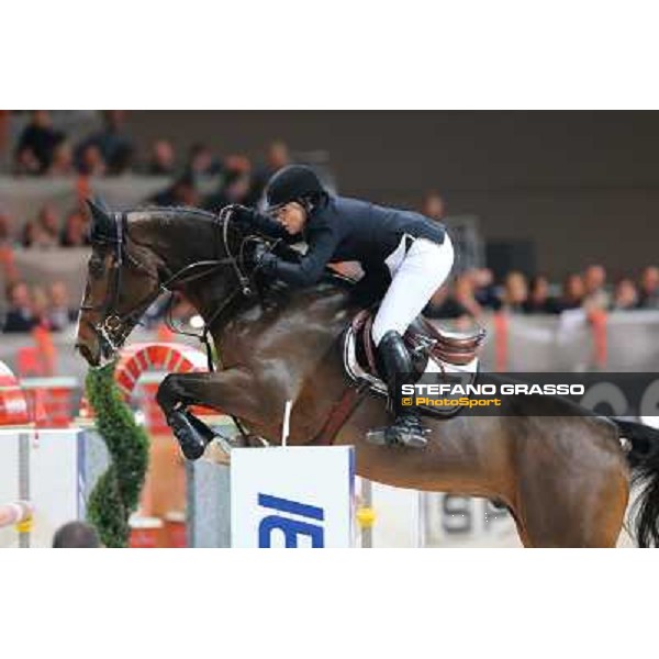 Line Raaholt and Diablo Rolex Fei World Cup Jumping Verona Fieracavalli 2012 Verona,11th nov.2012 ph.Stefano Grasso