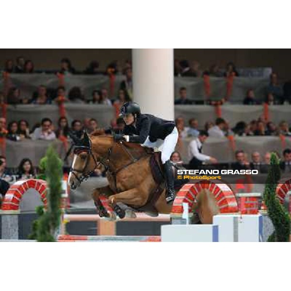 Lucrecia Pilar Cordon and Nuage Bleu Rolex Fei World Cup Jumping Verona Fieracavalli 2012 Verona,11th nov.2012 ph.Stefano Grasso