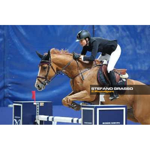 Lucrecia Pilar Cordon and Nuage Bleu Rolex Fei World Cup Jumping Verona Fieracavalli 2012 Verona,11th nov.2012 ph.Stefano Grasso