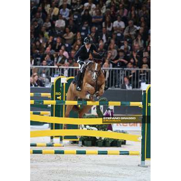 Lucrecia Pilar Cordon and Nuage Bleu Rolex Fei World Cup Jumping Verona Fieracavalli 2012 Verona,11th nov.2012 ph.Stefano Grasso