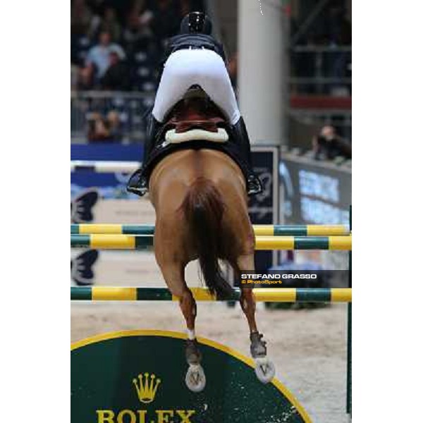 Lucrecia Pilar Cordon and Nuage Bleu Rolex Fei World Cup Jumping Verona Fieracavalli 2012 Verona,11th nov.2012 ph.Stefano Grasso