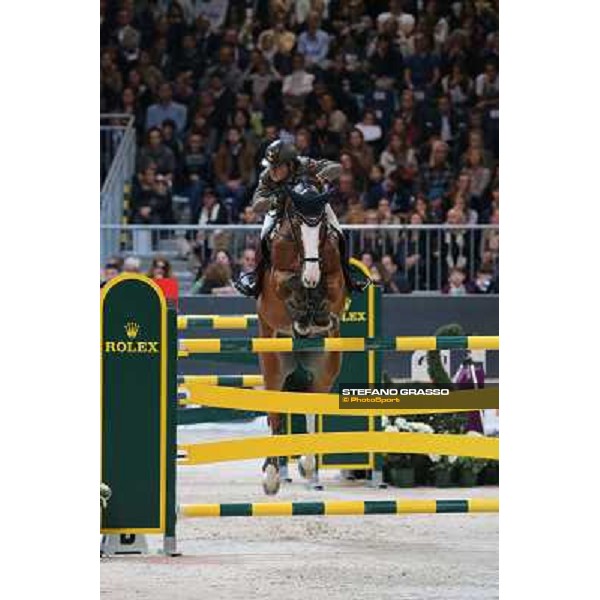 Simone Coata and Cannavaro 17 Rolex Fei World Cup Jumping Verona Fieracavalli 2012 Verona,11th nov.2012 ph.Stefano Grasso
