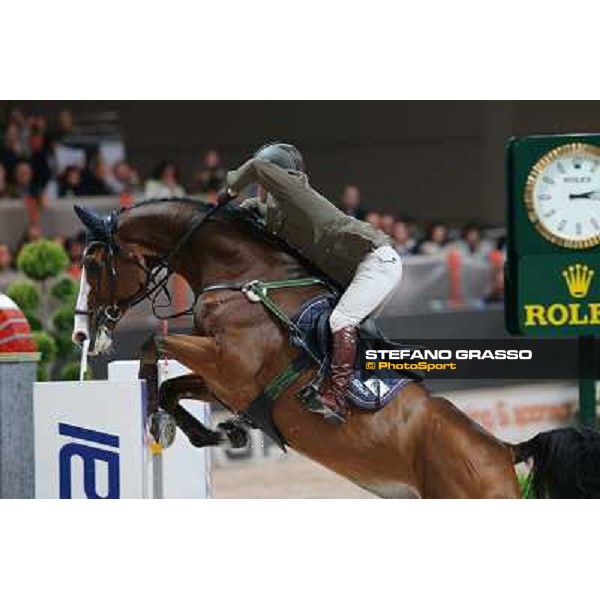 Simone Coata and Cannavaro 17 Rolex Fei World Cup Jumping Verona Fieracavalli 2012 Verona,11th nov.2012 ph.Stefano Grasso