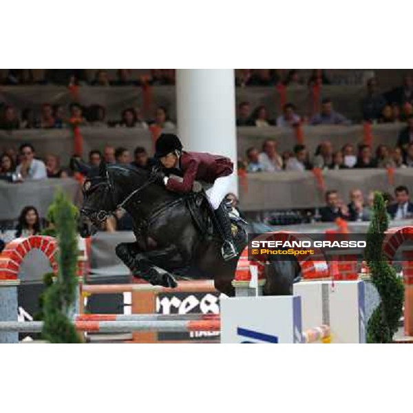 Edwina Tops-Alexander and Guccio Rolex Fei World Cup Jumping Verona Fieracavalli 2012 Verona,11th nov.2012 ph.Stefano Grasso
