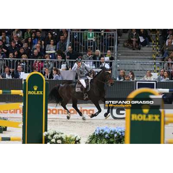 Meredith Michaels-Beerbaum and Bella Donna 66 Rolex Fei World Cup Jumping Verona Fieracavalli 2012 Verona,11th nov.2012 ph.Stefano Grasso