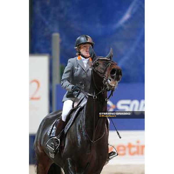 Meredith Michaels-Beerbaum and Bella Donna 66 Rolex Fei World Cup Jumping Verona Fieracavalli 2012 Verona,11th nov.2012 ph.Stefano Grasso