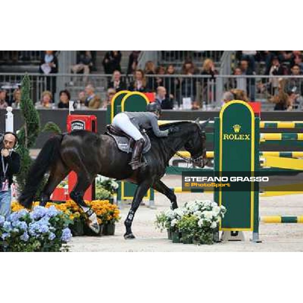 Meredith Michaels-Beerbaum and Bella Donna 66 Rolex Fei World Cup Jumping Verona Fieracavalli 2012 Verona,11th nov.2012 ph.Stefano Grasso
