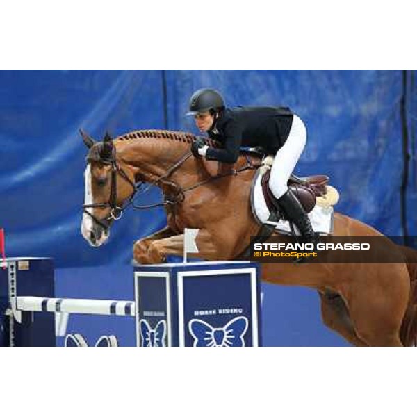 Jessica Sprunger and Palloubet d\'Halong Rolex Fei World Cup Jumping Verona Fieracavalli 2012 Verona,11th nov.2012 ph.Stefano Grasso
