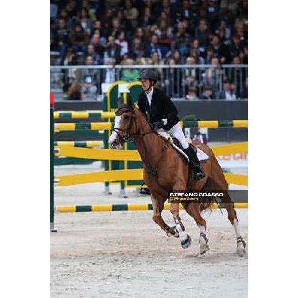 Jessica Sprunger and Palloubet d\'Halong Rolex Fei World Cup Jumping Verona Fieracavalli 2012 Verona,11th nov.2012 ph.Stefano Grasso