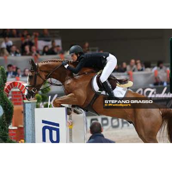 Jessica Sprunger and Palloubet d\'Halong Rolex Fei World Cup Jumping Verona Fieracavalli 2012 Verona,11th nov.2012 ph.Stefano Grasso