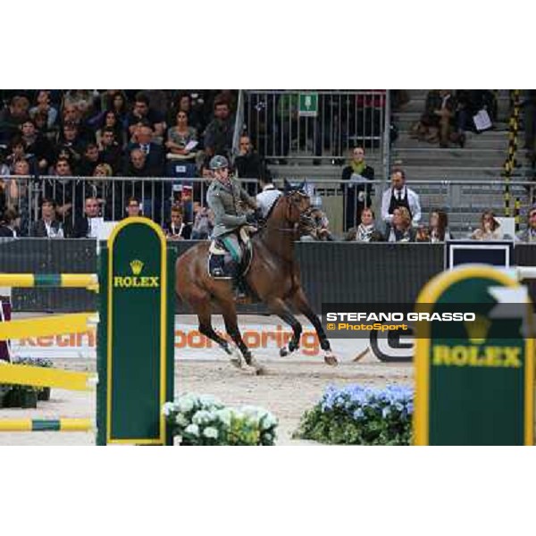 Emanuele Gaudiano and Cocoshynsky Rolex Fei World Cup Jumping Verona Fieracavalli 2012 Verona,11th nov.2012 ph.Stefano Grasso