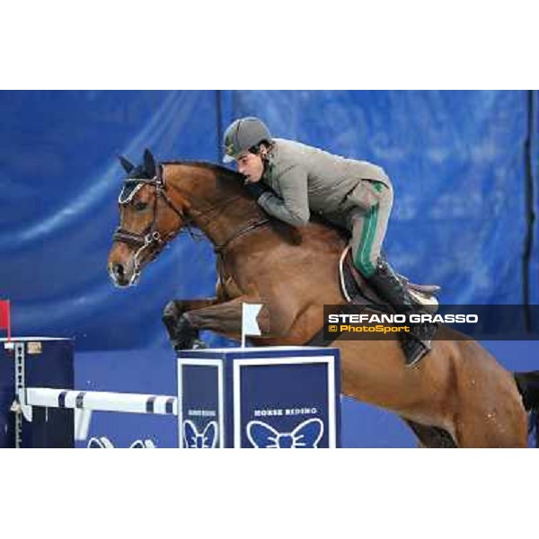 Emanuele Gaudiano and Cocoshynsky Rolex Fei World Cup Jumping Verona Fieracavalli 2012 Verona,11th nov.2012 ph.Stefano Grasso