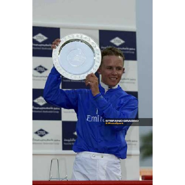 Kerrin Mc Evoy winner of Uae Derby Nad El Sheba- Dubai, 26th march 2005 ph. Stefano Grasso