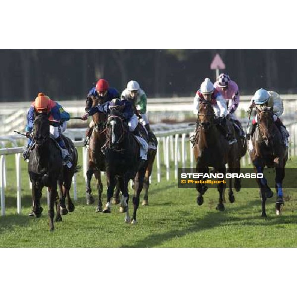 Fracassa on Polar Doub (1st from left) wins Premio San Rossore San Rossore racetrack Pisa, 28th march 2005 ph. Stefano Grasso