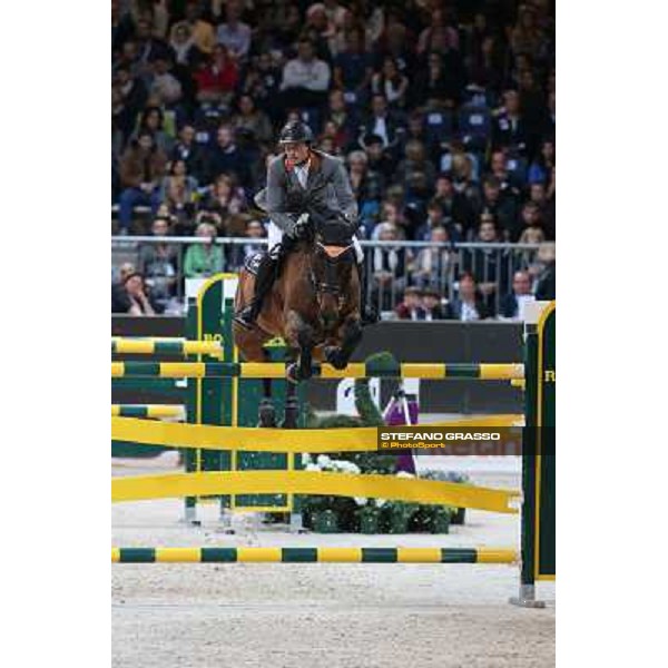 Marco Kutscher and Cash 91 Rolex Fei World Cup Jumping Verona Fieracavalli 2012 Verona,11th nov.2012 ph.Stefano Grasso