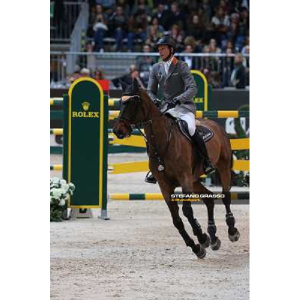 Marco Kutscher and Cash 91 Rolex Fei World Cup Jumping Verona Fieracavalli 2012 Verona,11th nov.2012 ph.Stefano Grasso