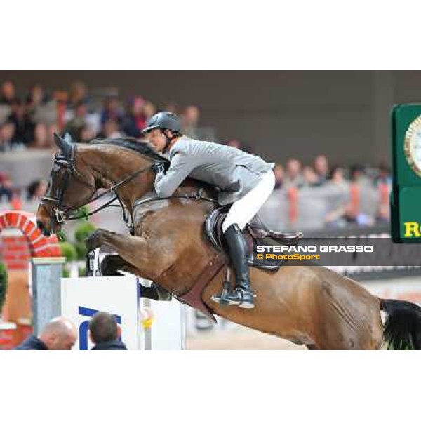 Marco Kutscher and Cash 91 Rolex Fei World Cup Jumping Verona Fieracavalli 2012 Verona,11th nov.2012 ph.Stefano Grasso