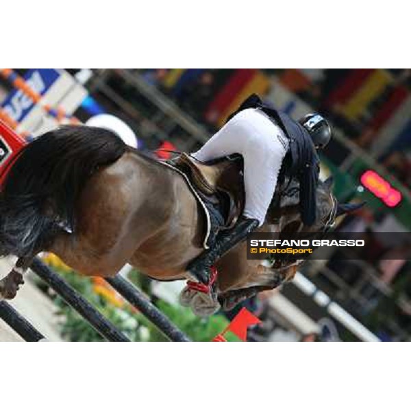 Luca Maria Moneta and Neptune Brecourt Rolex Fei World Cup Jumping Verona Fieracavalli 2012 Verona,11th nov.2012 ph.Stefano Grasso