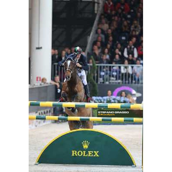 Luca Maria Moneta and Neptune Brecourt Rolex Fei World Cup Jumping Verona Fieracavalli 2012 Verona,11th nov.2012 ph.Stefano Grasso