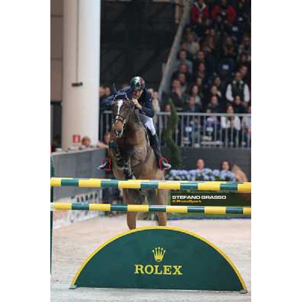 Luca Maria Moneta and Neptune Brecourt Rolex Fei World Cup Jumping Verona Fieracavalli 2012 Verona,11th nov.2012 ph.Stefano Grasso