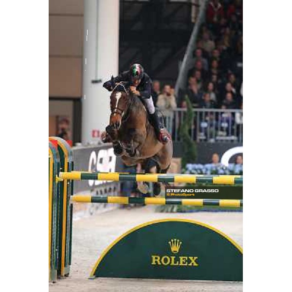Luca Maria Moneta and Neptune Brecourt Rolex Fei World Cup Jumping Verona Fieracavalli 2012 Verona,11th nov.2012 ph.Stefano Grasso