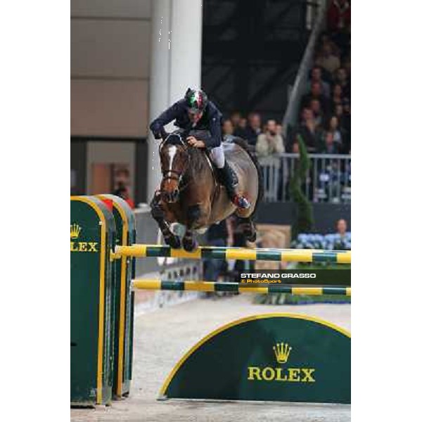 Luca Maria Moneta and Neptune Brecourt Rolex Fei World Cup Jumping Verona Fieracavalli 2012 Verona,11th nov.2012 ph.Stefano Grasso