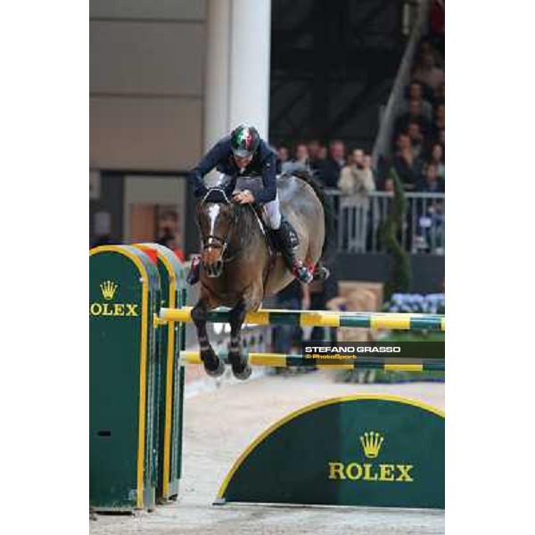 Luca Maria Moneta and Neptune Brecourt Rolex Fei World Cup Jumping Verona Fieracavalli 2012 Verona,11th nov.2012 ph.Stefano Grasso