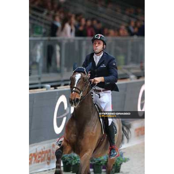 Luca Maria Moneta and Neptune Brecourt Rolex Fei World Cup Jumping Verona Fieracavalli 2012 Verona,11th nov.2012 ph.Stefano Grasso