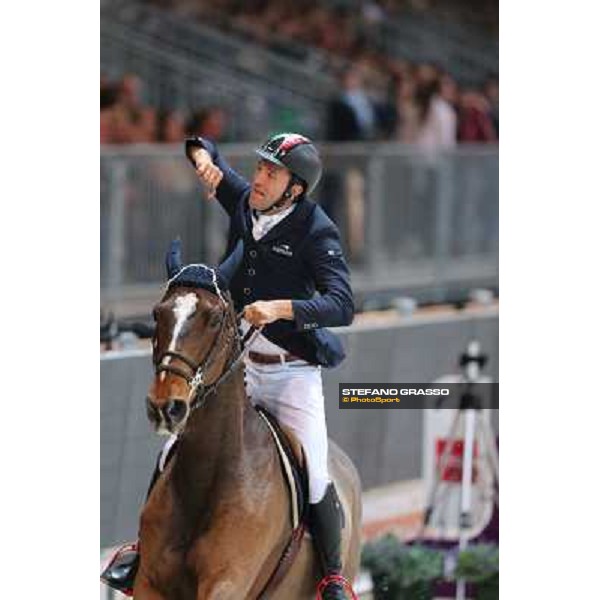 Luca Maria Moneta and Neptune Brecourt Rolex Fei World Cup Jumping Verona Fieracavalli 2012 Verona,11th nov.2012 ph.Stefano Grasso