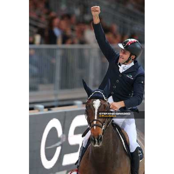 Luca Maria Moneta and Neptune Brecourt Rolex Fei World Cup Jumping Verona Fieracavalli 2012 Verona,11th nov.2012 ph.Stefano Grasso