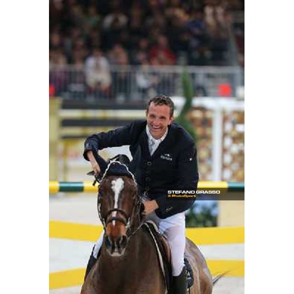 Luca Maria Moneta and Neptune Brecourt Rolex Fei World Cup Jumping Verona Fieracavalli 2012 Verona,11th nov.2012 ph.Stefano Grasso