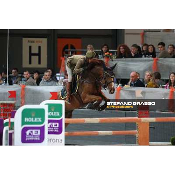 Lucia Vizzini and Loro Piana Quinta Roo Rolex Fei World Cup Jumping Verona Fieracavalli 2012 Verona,11th nov.2012 ph.Stefano Grasso
