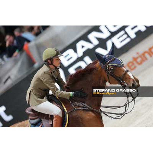 Lucia Vizzini and Loro Piana Quinta Roo Rolex Fei World Cup Jumping Verona Fieracavalli 2012 Verona,11th nov.2012 ph.Stefano Grasso