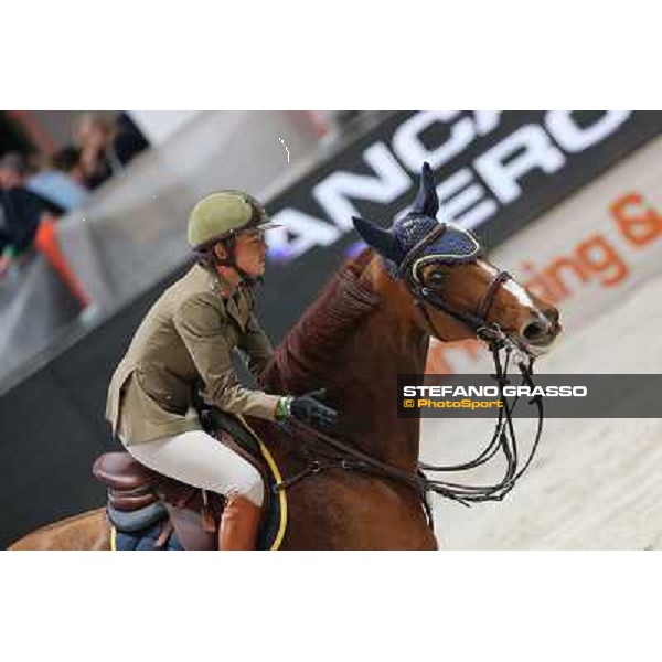 Lucia Vizzini and Loro Piana Quinta Roo Rolex Fei World Cup Jumping Verona Fieracavalli 2012 Verona,11th nov.2012 ph.Stefano Grasso