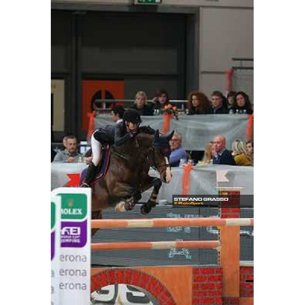 Malin BAryard-Johnsson and J\'M Tornesch 1042 Rolex Fei World Cup Jumping Verona Fieracavalli 2012 Verona,11th nov.2012 ph.Stefano Grasso