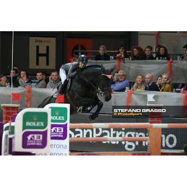 Meredith Michaels-Beerbaum and Bella Donna 66 Rolex Fei World Cup Jumping Verona Fieracavalli 2012 Verona,11th nov.2012 ph.Stefano Grasso