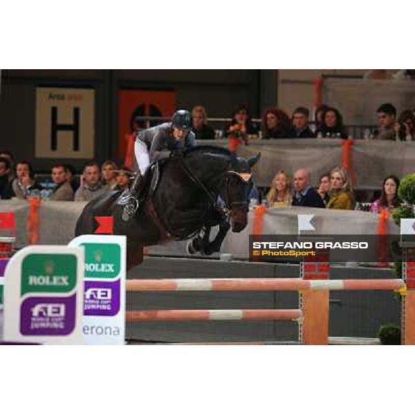 Meredith Michaels-Beerbaum and Bella Donna 66 Rolex Fei World Cup Jumping Verona Fieracavalli 2012 Verona,11th nov.2012 ph.Stefano Grasso