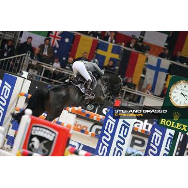 Meredith Michaels-Beerbaum and Bella Donna 66 Rolex Fei World Cup Jumping Verona Fieracavalli 2012 Verona,11th nov.2012 ph.Stefano Grasso