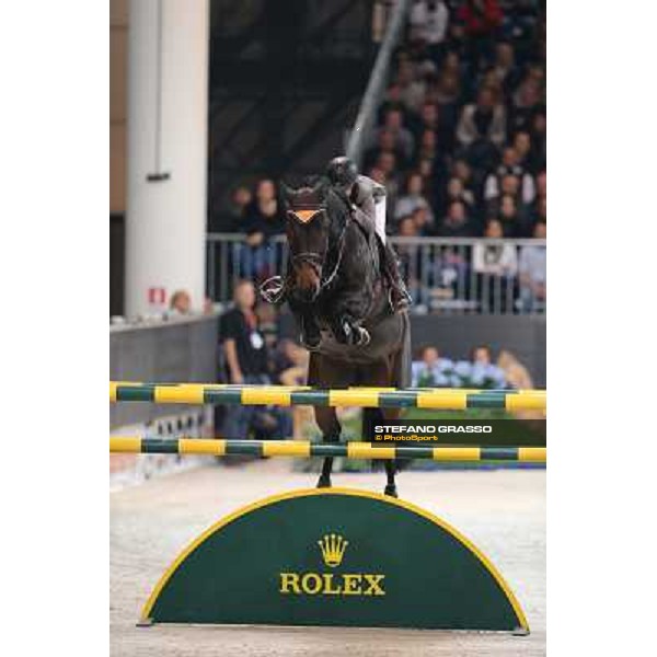 Meredith Michaels-Beerbaum and Bella Donna 66 Rolex Fei World Cup Jumping Verona Fieracavalli 2012 Verona,11th nov.2012 ph.Stefano Grasso