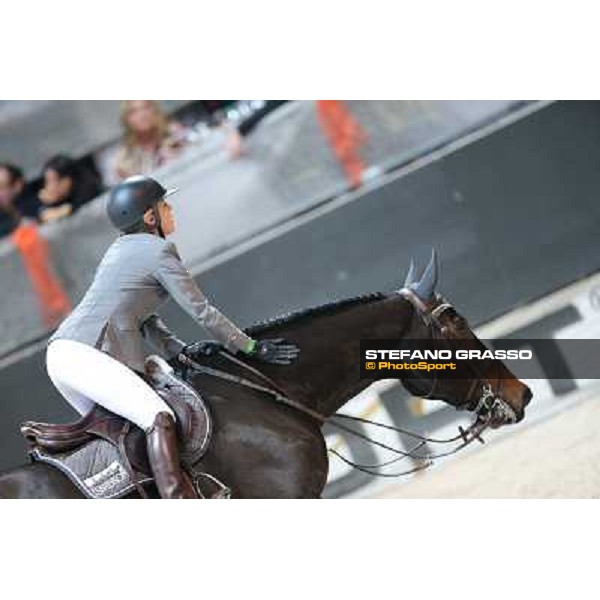 Meredith Michaels-Beerbaum and Bella Donna 66 Rolex Fei World Cup Jumping Verona Fieracavalli 2012 Verona,11th nov.2012 ph.Stefano Grasso