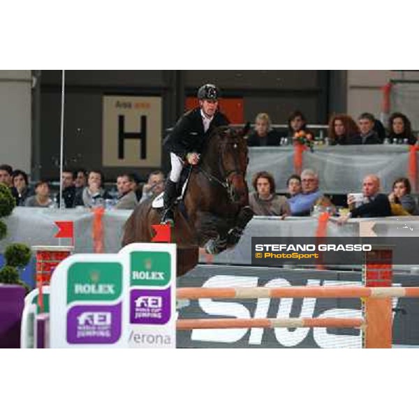 Marcus Ehning and Copin van de Broy Rolex Fei World Cup Jumping Verona Fieracavalli 2012 Verona,11th nov.2012 ph.Stefano Grasso