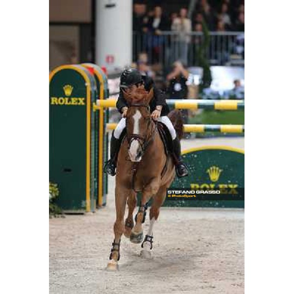 Sergio Alvarez Moya and Zipper win the Rolex Fei World Cup Jumping Verona Fieracavalli 2012 Verona,11th nov.2012 ph.Stefano Grasso