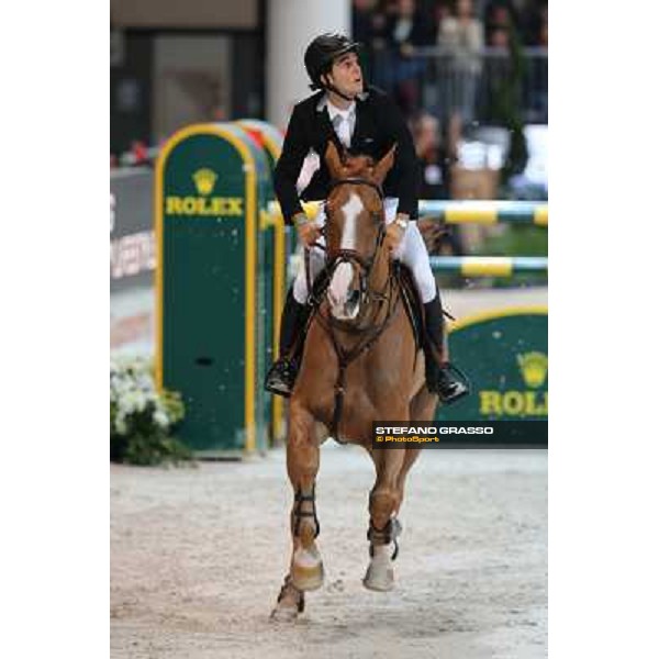 Sergio Alvarez Moya and Zipper win the Rolex Fei World Cup Jumping Verona Fieracavalli 2012 Verona,11th nov.2012 ph.Stefano Grasso