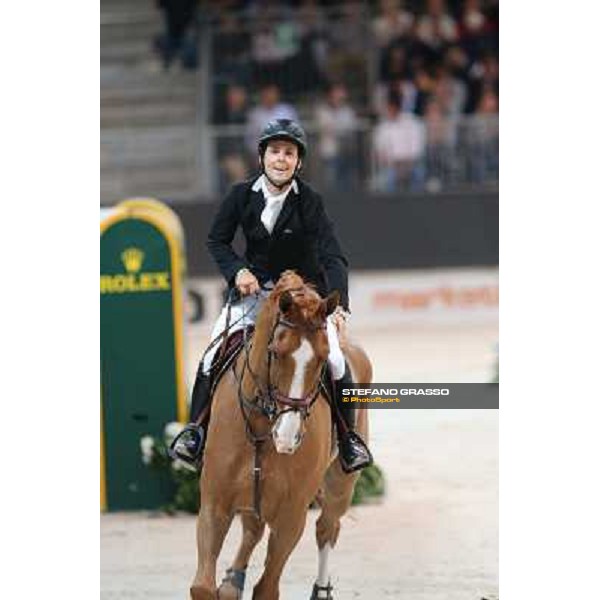 Sergio Alvarez Moya and Zipper win the Rolex Fei World Cup Jumping Verona Fieracavalli 2012 Verona,11th nov.2012 ph.Stefano Grasso